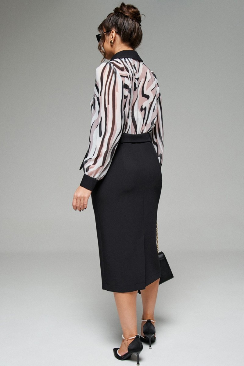 6281 чёрный платье