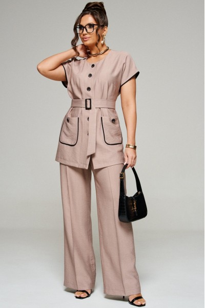 6330 какао комплект с брюками