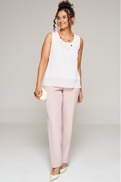 6354  пыльная роза комплект с брюками