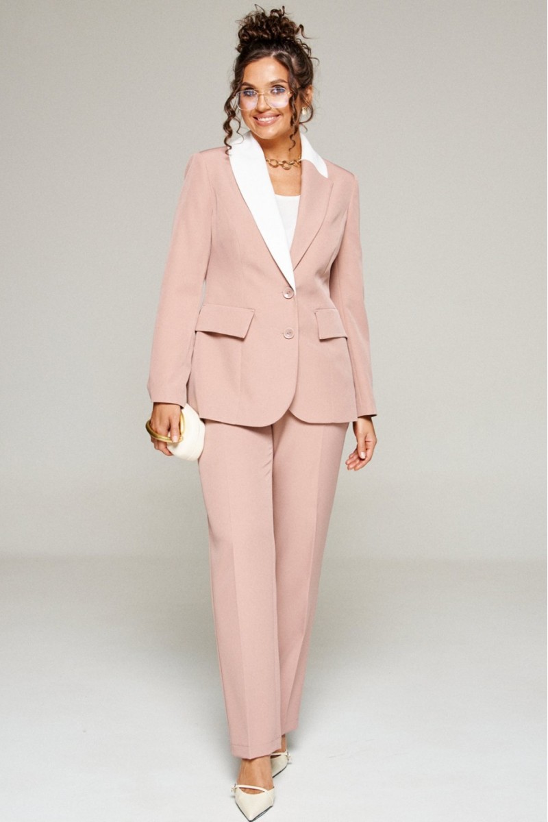 6354 мокко комплект с брюками