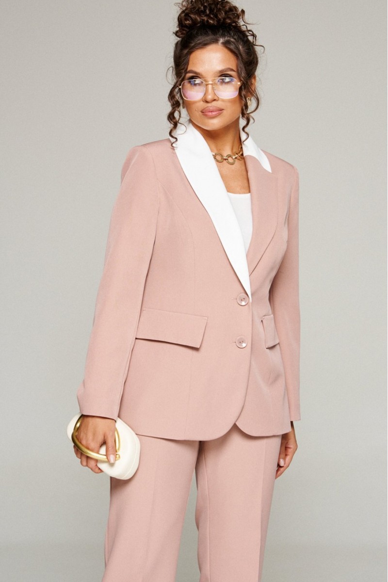 6354 мокко комплект с брюками