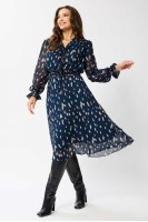 970синий платье