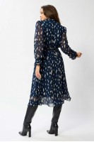 970синий платье