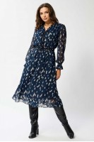 970синий платье