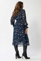 970синий платье