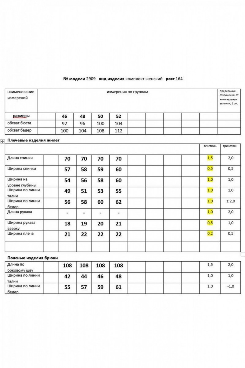 2909 комплект с брюками